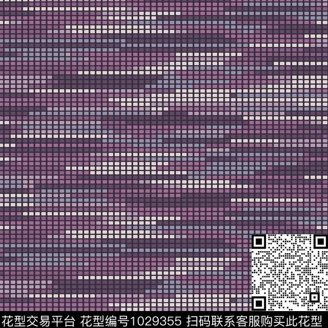 Woven_chunky_euro_scan-v1-01.jpg - 1029355 - 肌理 渐变 几何 - 传统印花花型 － 窗帘花型设计 － 瓦栏