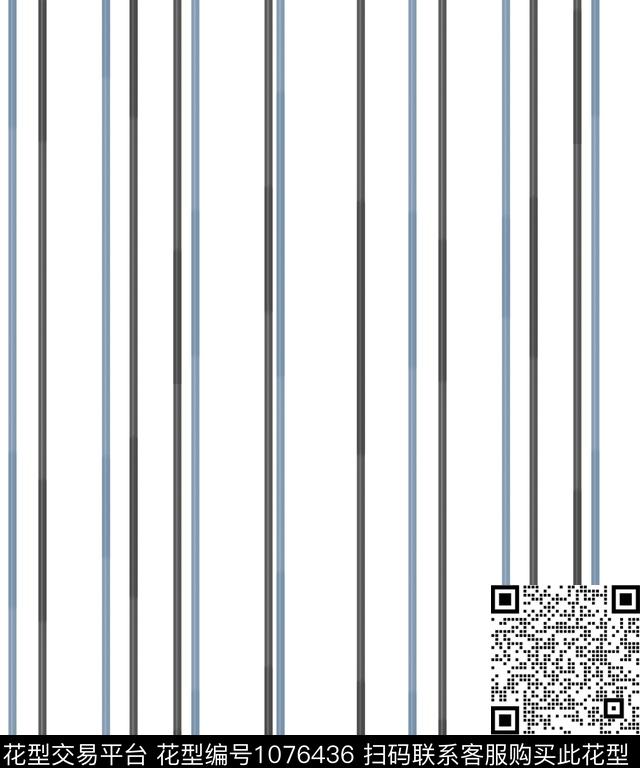 壁纸10.1.jpg - 1076436 - 条纹 学院 抽象 - 数码印花花型 － 女装花型设计 － 瓦栏