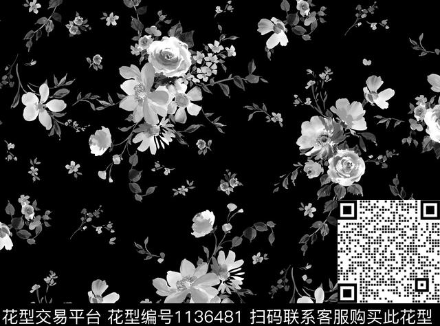 00967.jpg - 1136481 - 清爽 水彩 数码花型 - 数码印花花型 － 泳装花型设计 － 瓦栏