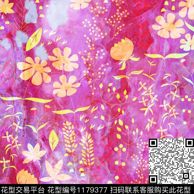 46-3.jpg - 1179377 - 数码花型 潮牌 花卉 - 数码印花花型 － 女装花型设计 － 瓦栏