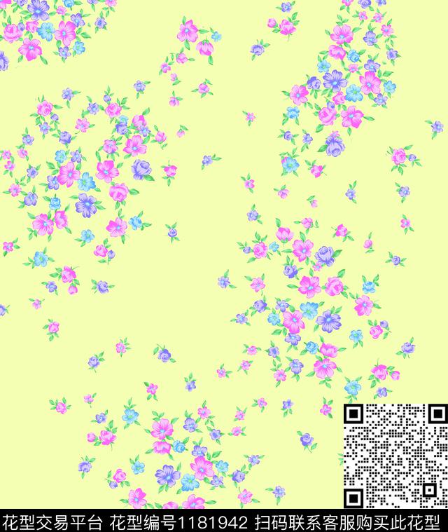 50-3.jpg - 1181942 - 数码花型 女装 花卉 - 数码印花花型 － 女装花型设计 － 瓦栏