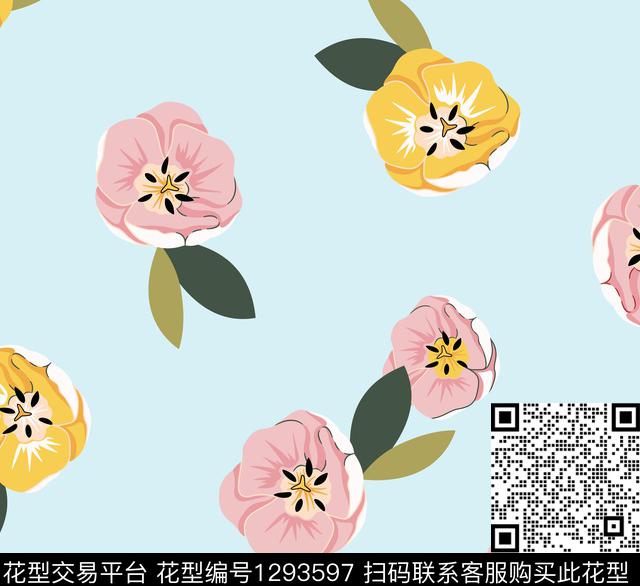 T9992.jpg - 1293597 - 家居服 卡通 趣味 - 传统印花花型 － 童装花型设计 － 瓦栏