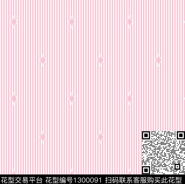 2020-03-06-2.jpg - 1300091 - 几何 条纹 满版散花 - 传统印花花型 － 男装花型设计 － 瓦栏