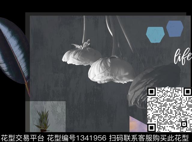 6.3.jpg - 1341956 - 照片花卉 几何 玫瑰花 - 数码印花花型 － 男装花型设计 － 瓦栏