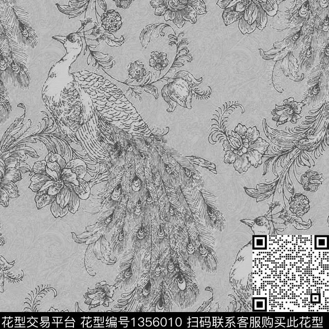 29.jpg - 1356010 - 线条 大牌风 手绘 - 数码印花花型 － 方巾花型设计 － 瓦栏