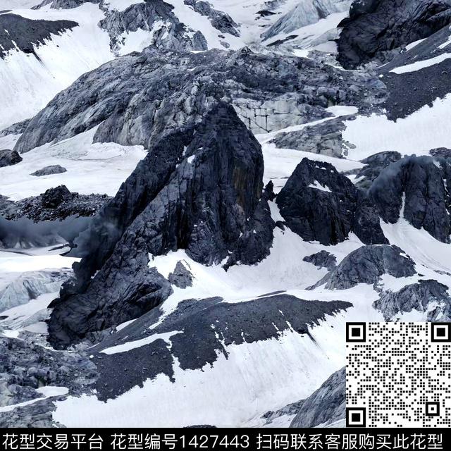 R2106175A.jpg - 1427443 - 雪山 羽绒股 防晒衣 - 数码印花花型 － 男装花型设计 － 瓦栏