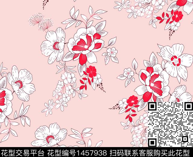 10.jpg - 1457938 - 水彩 小碎花 数码花型 - 数码印花花型 － 女装花型设计 － 瓦栏