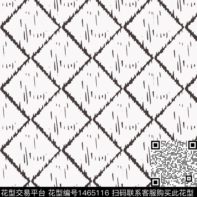ZJY2021-08-17-12A-01.jpg - 1465116 - 几何 线条画 几何定位 - 传统印花花型 － 窗帘花型设计 － 瓦栏