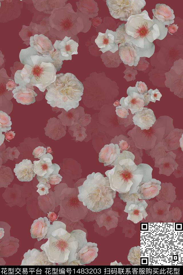3.15-1.jpg - 1483203 - 彩底花卉 趋势花型 女装 - 数码印花花型 － 女装花型设计 － 瓦栏