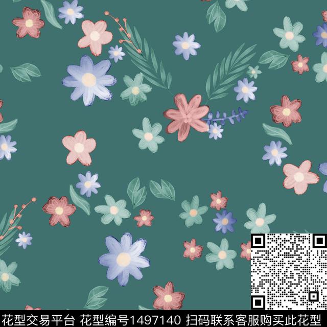 R2205095A.jpg - 1497140 - 可爱 草莓 小碎花 - 数码印花花型 － 童装花型设计 － 瓦栏