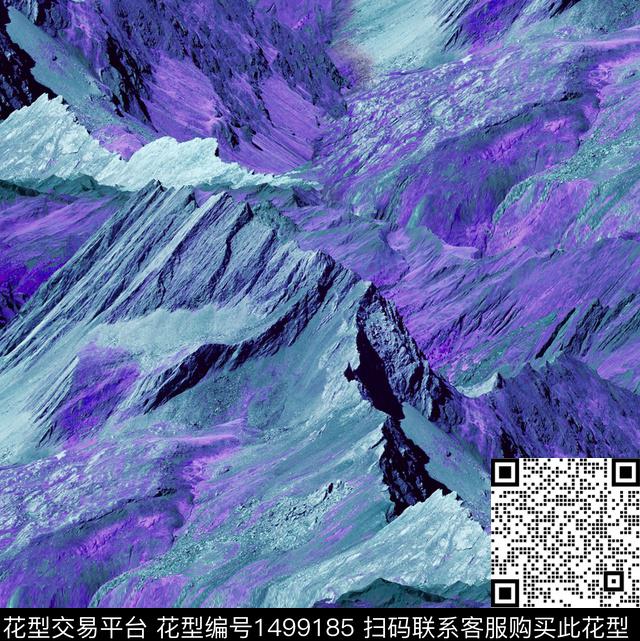 R2206011A.jpg - 1499185 - 宇宙 雪山 星空 - 数码印花花型 － 男装花型设计 － 瓦栏