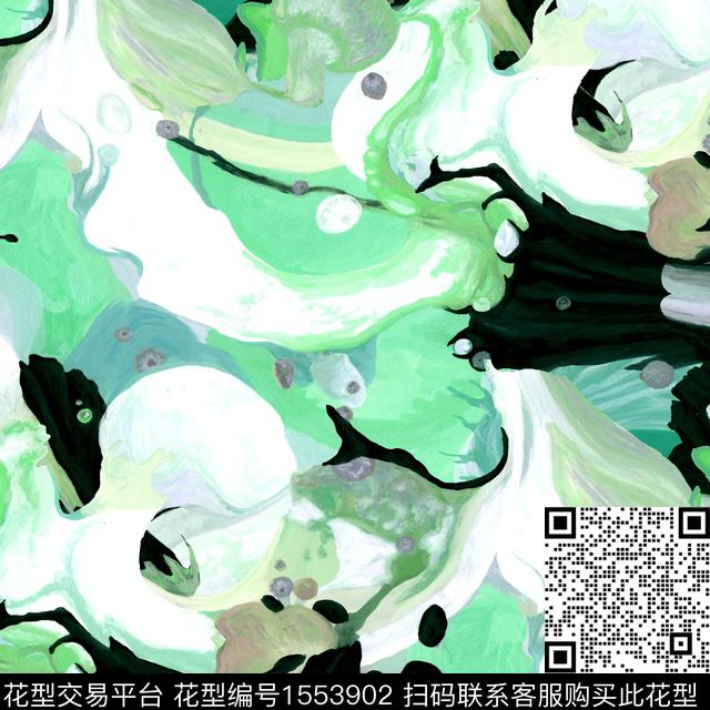 R2308029A.jpg - 1553902 - 大牌风 油画花型 抽象 - 数码印花花型 － 女装花型设计 － 瓦栏