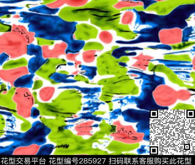 数码 印花 国外 花布 四方连续 无缝 潮流 时尚 花卉 蜡笔 抽象 集合 羽毛 蝴蝶 猫 民族风 炫光 高光 小花 - 285927 -  - 传统印花花型 － 女装花型设计 － 瓦栏