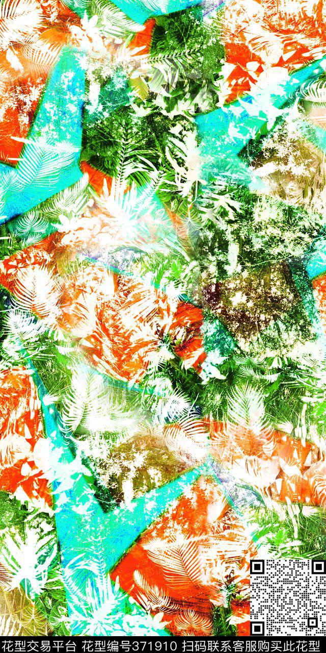 热带雨林图片曝光 - 371910 - 热带风情 热带雨林 - 数码印花花型 － 女装花型设计 － 瓦栏