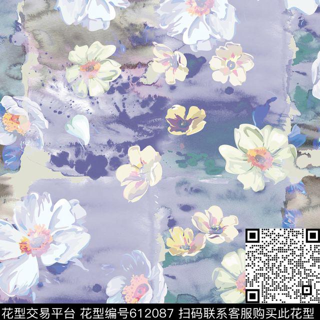 101.jpg - 612087 - 乱花 花朵 小碎花 - 数码印花花型 － 女装花型设计 － 瓦栏