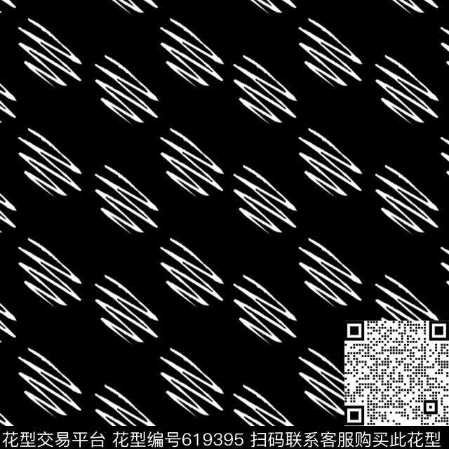 FF-1 (2)副本.jpg - 619395 - 单色 黑白 简单 - 传统印花花型 － 女装花型设计 － 瓦栏