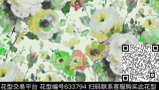 1-8805-061-article-ratio3.tif - 633794 - 绚丽 水彩 印花花卉 - 数码印花花型 － 窗帘花型设计 － 瓦栏