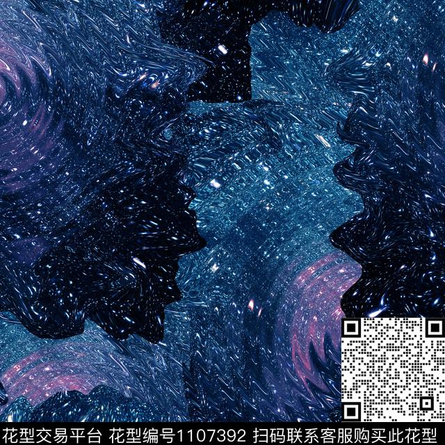 wtk3.jpg - 1107392 - 星空 大牌风 VERSACE - 数码印花花型 － 男装花型设计 － 瓦栏