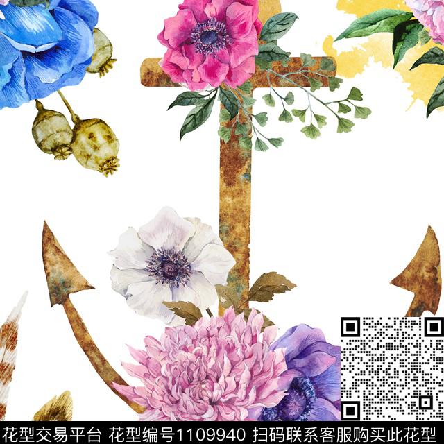 3.jpg - 1109940 - 数码花型 花卉 简欧 - 数码印花花型 － 女装花型设计 － 瓦栏