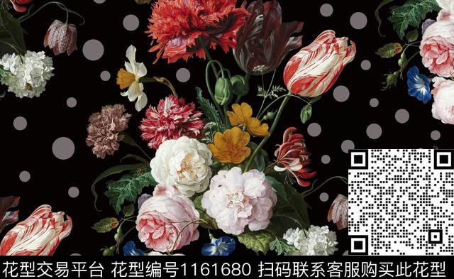 Y-00047.jpg - 1161680 - 欧洲 大牌风 花瓣 - 数码印花花型 － 女装花型设计 － 瓦栏