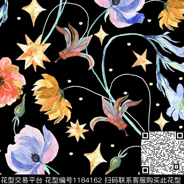 20190310001c.jpg - 1184162 - 数码花型 花卉 小碎花 - 数码印花花型 － 女装花型设计 － 瓦栏