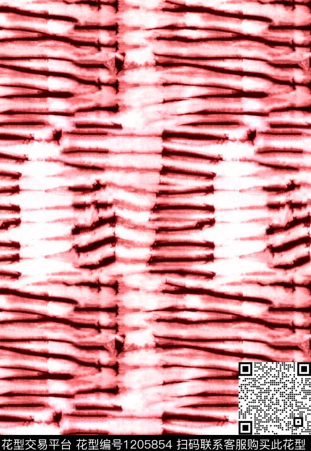 R1811026A.jpg - 1205854 - 蜡染 扎染花型 Tie-dyed - 数码印花花型 － 男装花型设计 － 瓦栏