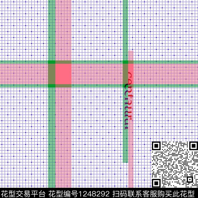 2019-07-02-4.jpg - 1248292 - 字母 数码花型 格子 - 数码印花花型 － 女装花型设计 － 瓦栏