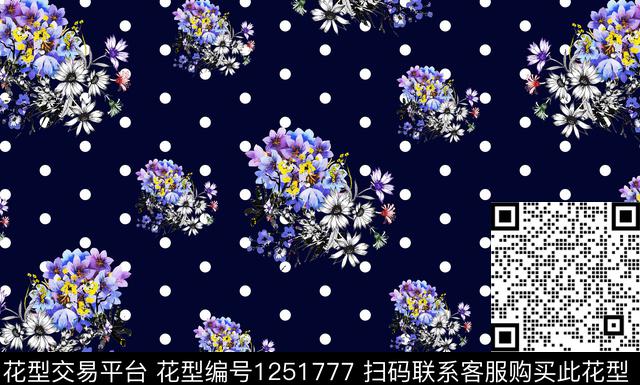 190012.jpg - 1251777 - 大牌风 花卉 数码花型 - 数码印花花型 － 女装花型设计 － 瓦栏