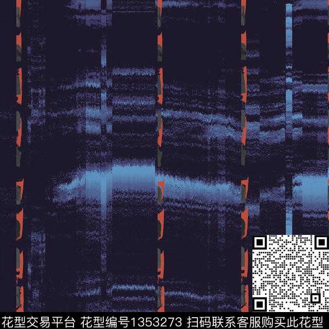 8.17-5.jpg - 1353273 - 肌理 科技 笔触 - 数码印花花型 － 男装花型设计 － 瓦栏