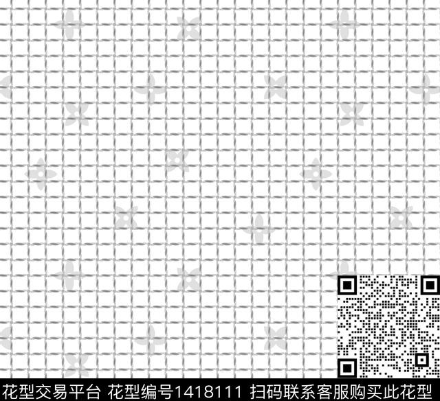 2021-01-26-2.jpg - 1418111 - 几何 商务 小碎花 - 传统印花花型 － 男装花型设计 － 瓦栏