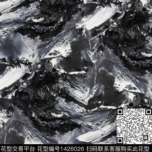 R2106145A.jpg - 1426026 - 油画花型 雪山 羽绒服印花 - 数码印花花型 － 男装花型设计 － 瓦栏