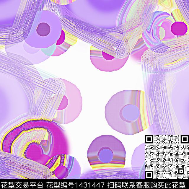 5276.jpg - 1431447 - 几何 抽象 混合拼接 - 数码印花花型 － 女装花型设计 － 瓦栏