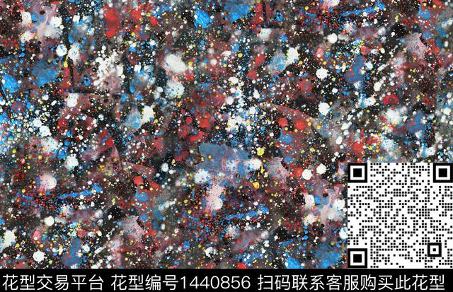 DG210501.jpg - 1440856 - 水彩 水墨风 扎染花型 - 数码印花花型 － 男装花型设计 － 瓦栏