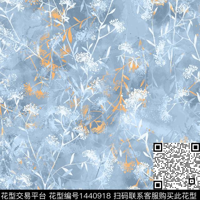 WC01095.jpg - 1440918 - 绿植树叶 肌理 大牌风 - 数码印花花型 － 女装花型设计 － 瓦栏