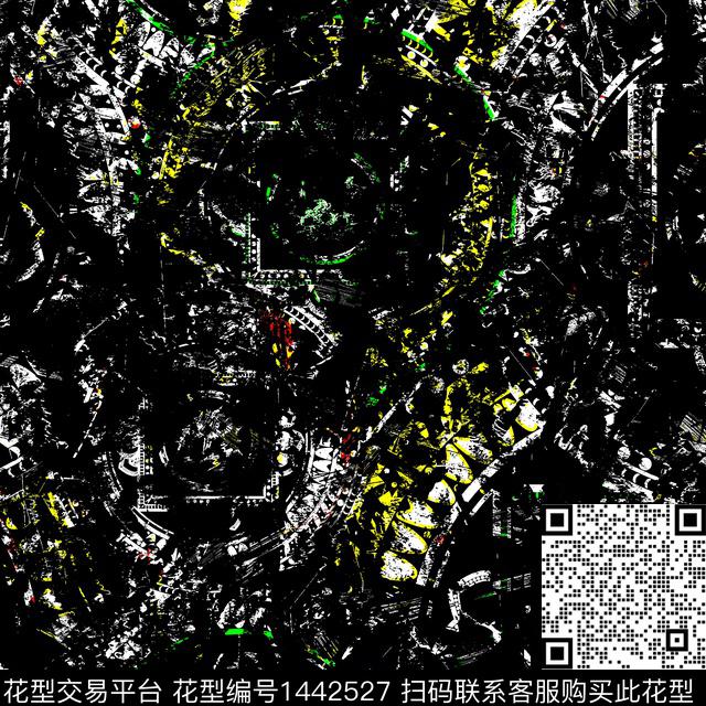 2021-7-30男4.jpg - 1442527 - 字母 数码花型 几何 - 数码印花花型 － 男装花型设计 － 瓦栏