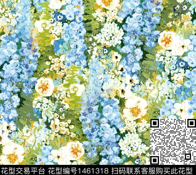 R2111132.jpg - 1461318 - 玫瑰花 牡丹 手绘花卉 - 数码印花花型 － 女装花型设计 － 瓦栏