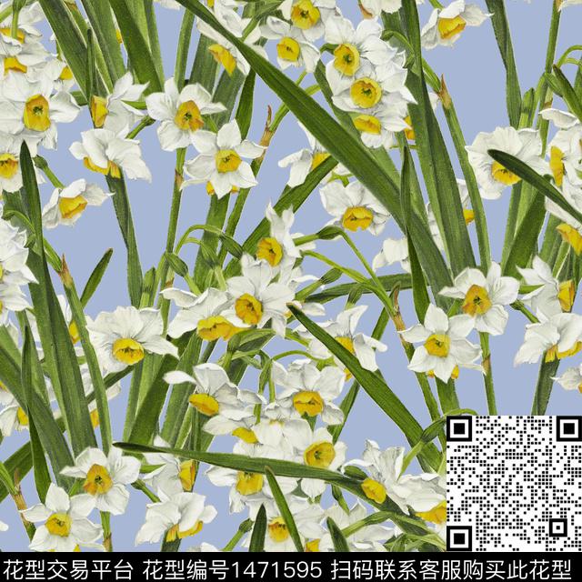 R2201026A.jpg - 1471595 - 向日葵 牡丹 小碎花 - 数码印花花型 － 女装花型设计 － 瓦栏