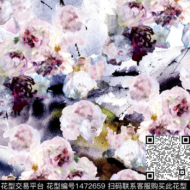 R2201044.jpg - 1472659 - 油画花型 审 真丝 - 数码印花花型 － 女装花型设计 － 瓦栏