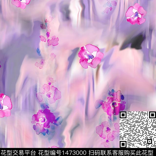 BSMYSJ0620.jpg - 1473000 - 绿植树叶 数码花型 花卉 - 数码印花花型 － 女装花型设计 － 瓦栏