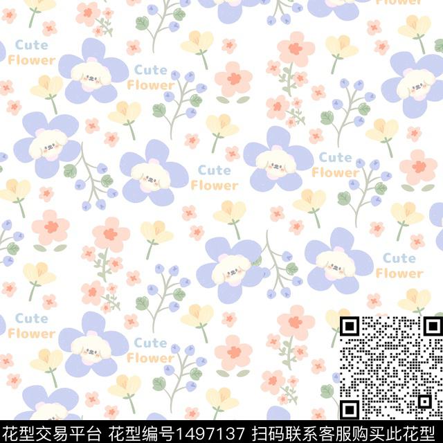 R2205088.jpg - 1497137 - 可爱 小碎花 童装 - 数码印花花型 － 童装花型设计 － 瓦栏