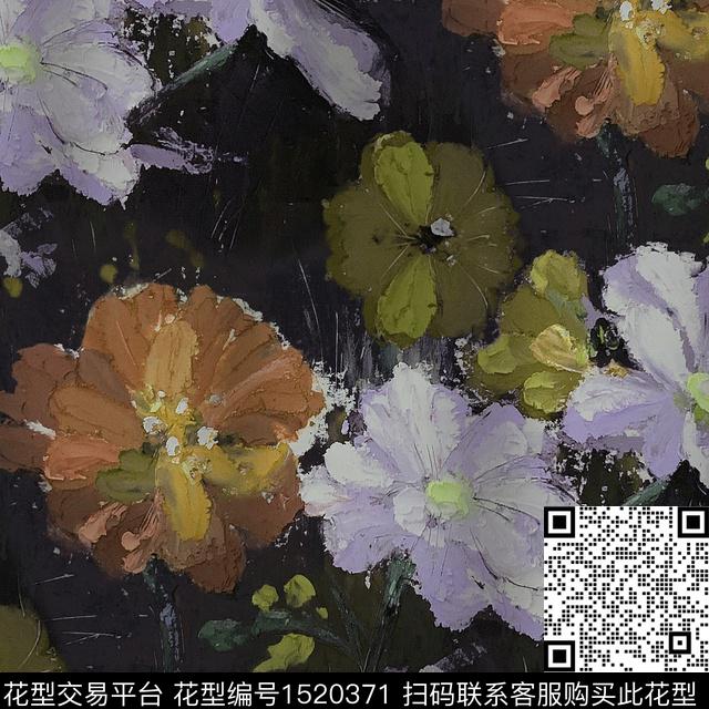 R2211094A.jpg - 1520371 - 油画花型 中老年 秋冬花型 - 数码印花花型 － 女装花型设计 － 瓦栏