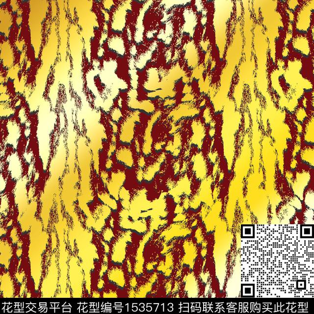 动物纹理.jpg - 1535713 - 条纹 抽象 - 传统印花花型 － 女装花型设计 － 瓦栏