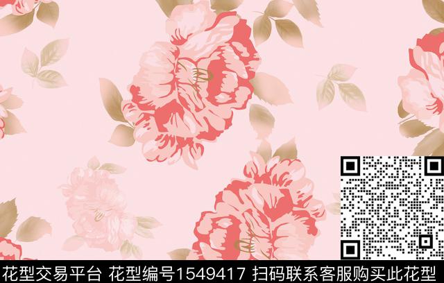 8.jpg - 1549417 - 花卉 大花 女装 - 数码印花花型 － 女装花型设计 － 瓦栏