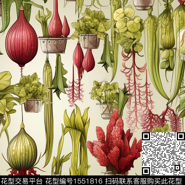 ZZ431 pattern.jpg - 1551816 - 植物 花卉 叶子 - 数码印花花型 － 礼品花型设计 － 瓦栏