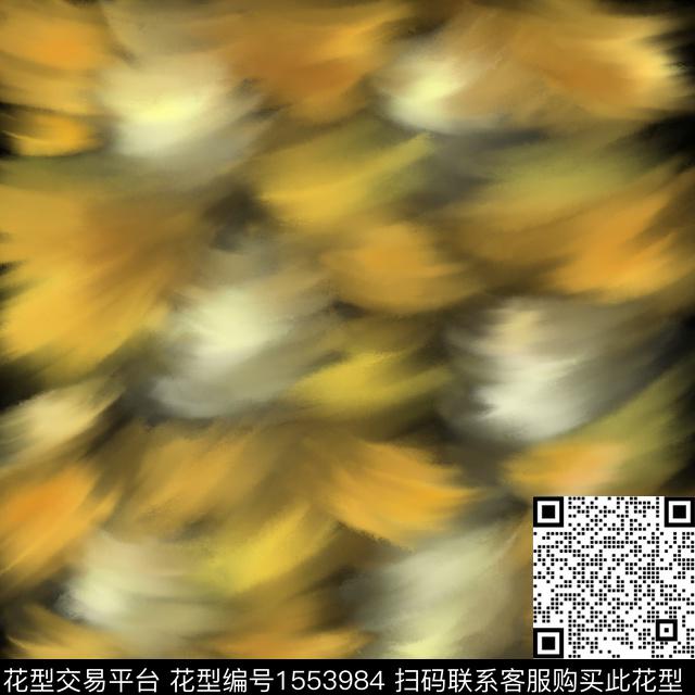 25656015-E6E3-43E3-A0AB-2495FE4278CD.jpg - 1553984 - 抽象 笔触 模糊 - 数码印花花型 － 方巾花型设计 － 瓦栏