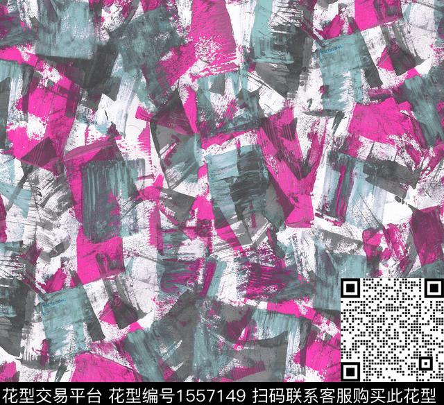 AM16M70 pattern v 3.jpg - 1557149 - 抽象 笔触 肌理 - 数码印花花型 － 女装花型设计 － 瓦栏
