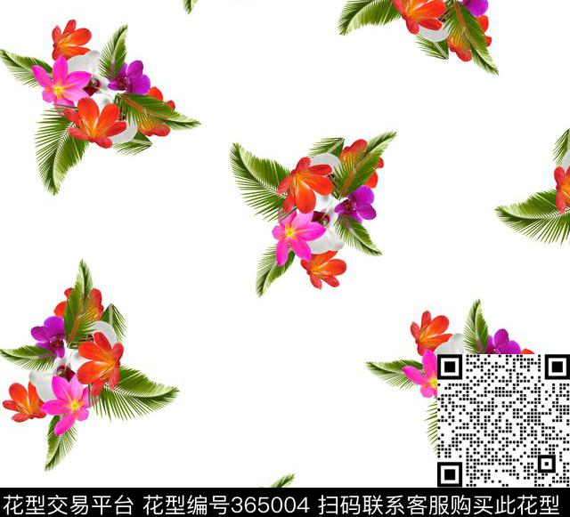 D631210A.jpg - 365004 -  - 数码印花花型 － 女装花型设计 － 瓦栏