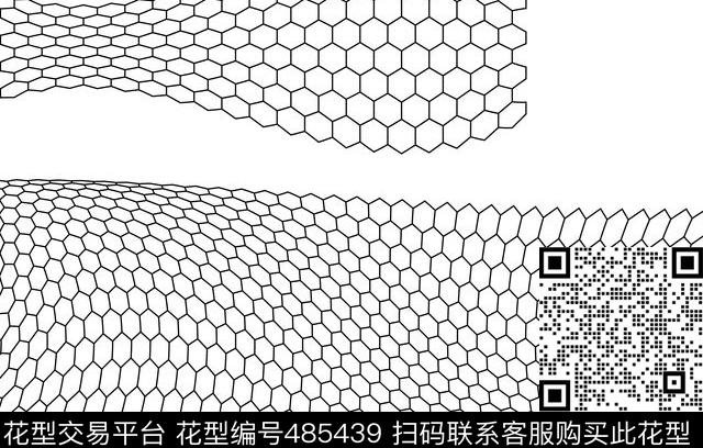 几何变化.jpg - 485439 - 六边形 蜂窝 几何 - 数码印花花型 － 女装花型设计 － 瓦栏