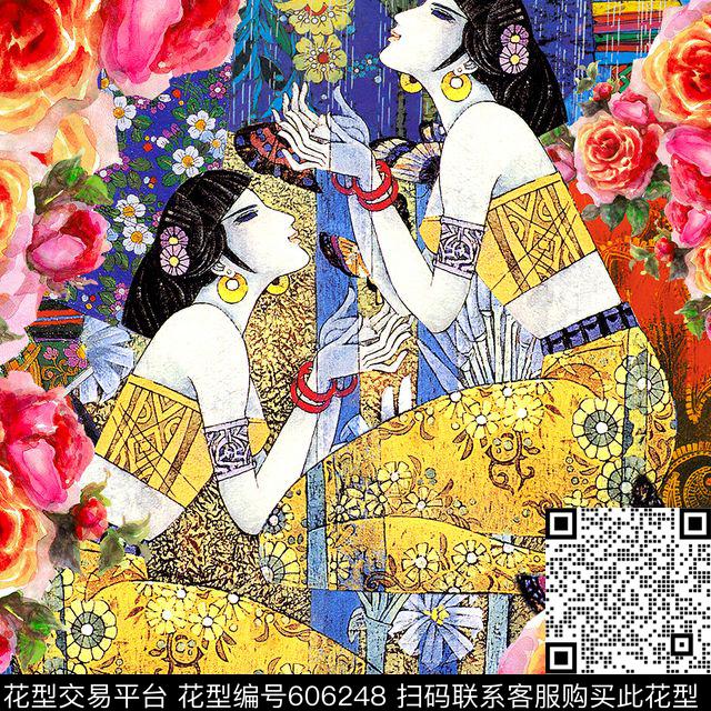 5.jpg - 606248 - 民族风 中国风 高清 - 数码印花花型 － 其他花型设计 － 瓦栏