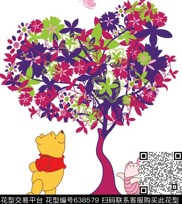 0526-18.jpg - 638579 - 动漫 小熊 卡通 - 传统印花花型 － 童装花型设计 － 瓦栏